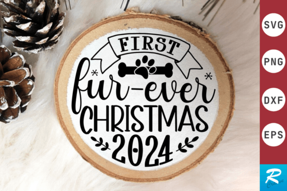 Download First Fur-ever Christmas 2024 SVG Design - Premium Resources